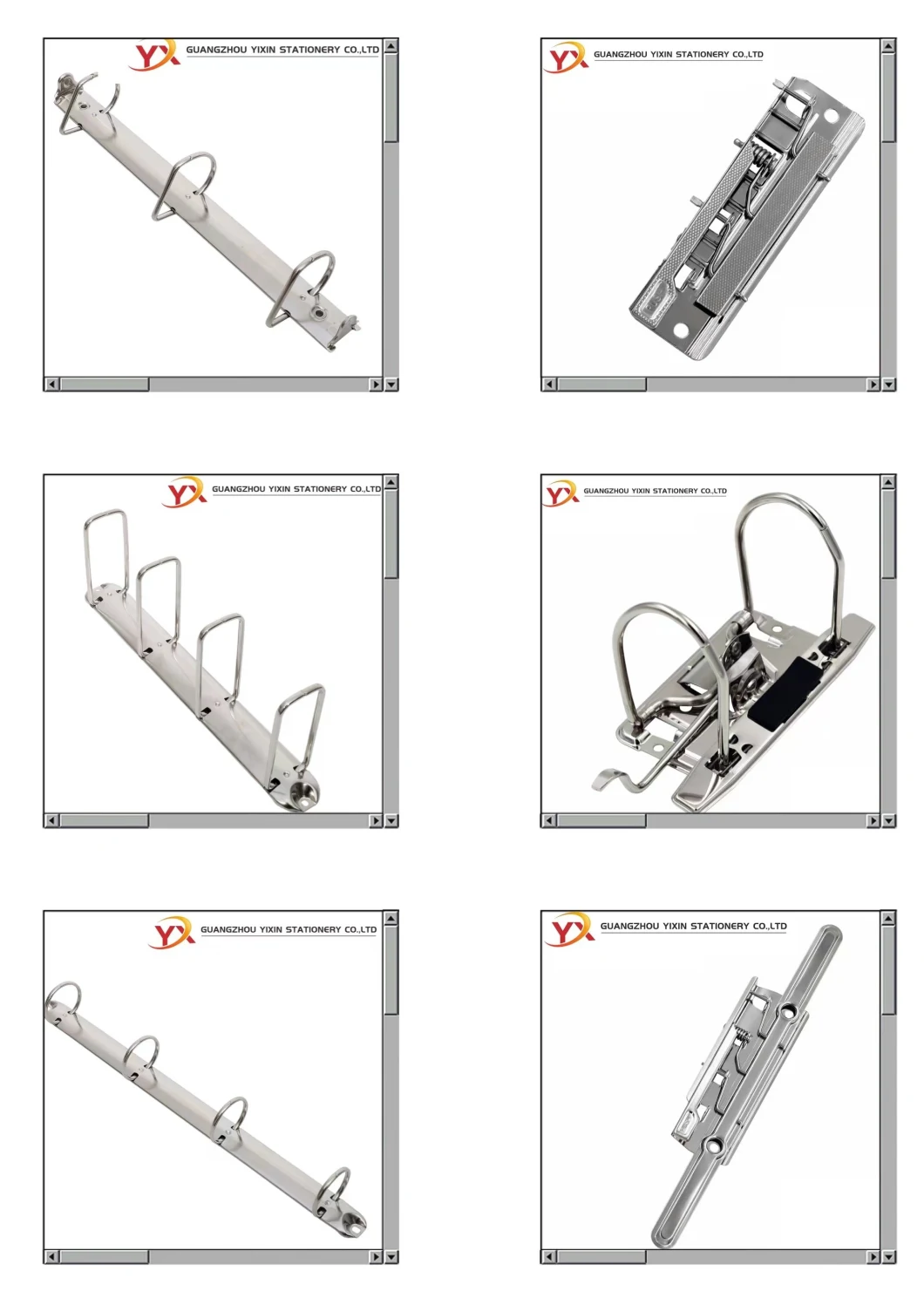 Office Supply 2 Ring Folder Mechanism Book Binding Mechanism Ring Binding Clip