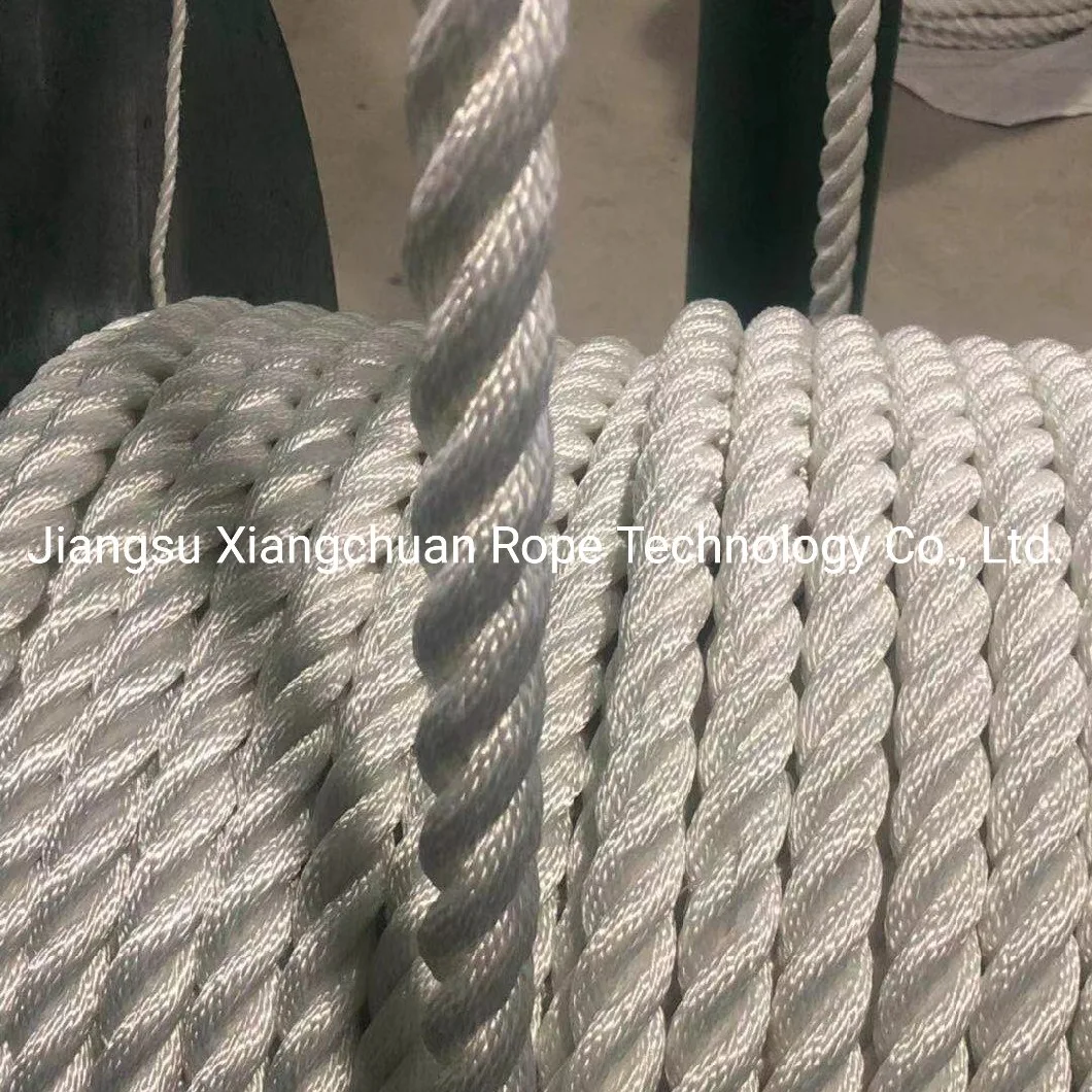 Impa Polyester Cover 12 Strand Braided Synthetic Nylon/PP/PE/UHMWPE/Hmpe Plastic Tow Marine Towing Winch Rope for Mooring and Offshore