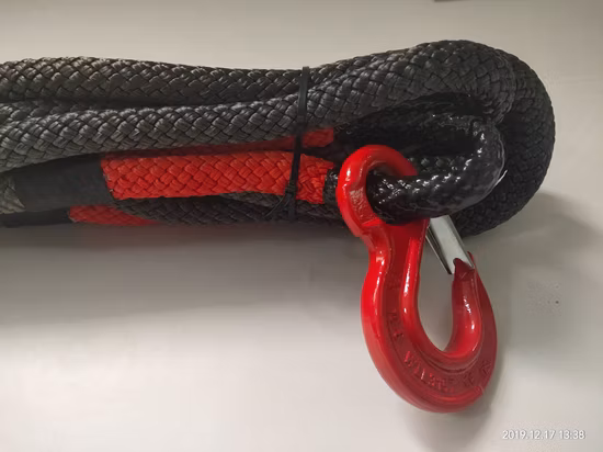 Kinetic Rope Stretch Tow Rope Recovery Vehicle Cuerda de nylon trenzada doble