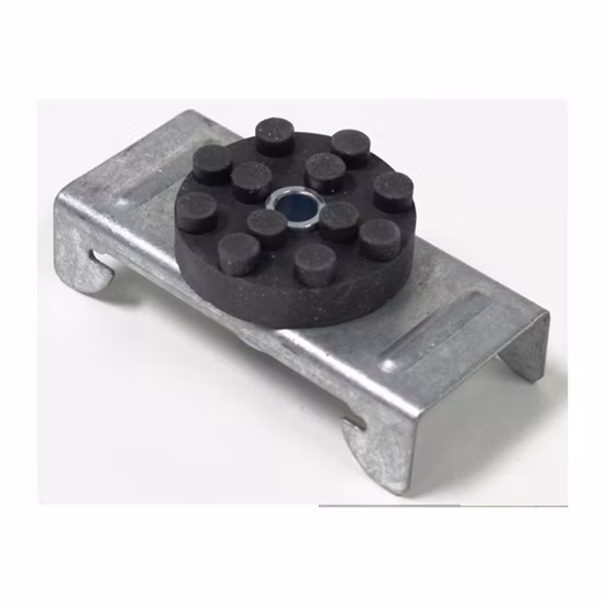 Clip de aislamiento de sonido resistente para techos y paredes con marco de acero y madera con canal de sombrero Clips de aislamiento de sonido resistentes Rsic Clip de silencio Sonusclip