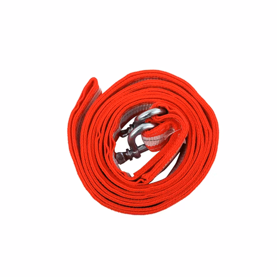 Cuerda de cabrestante sintética con gancho Cable de recuperación de remolque de coche con cuerda de cabrestante sintética de alta calidad