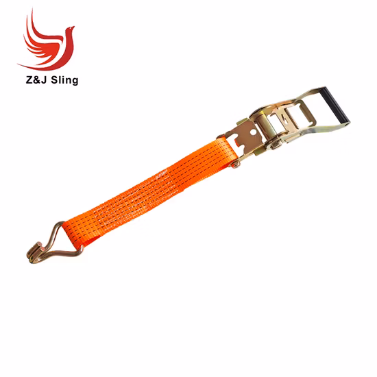 Herramienta profesional de recuperación de emergencia con gancho J duradero de 50 mm, correas de remolque para carreras de coches